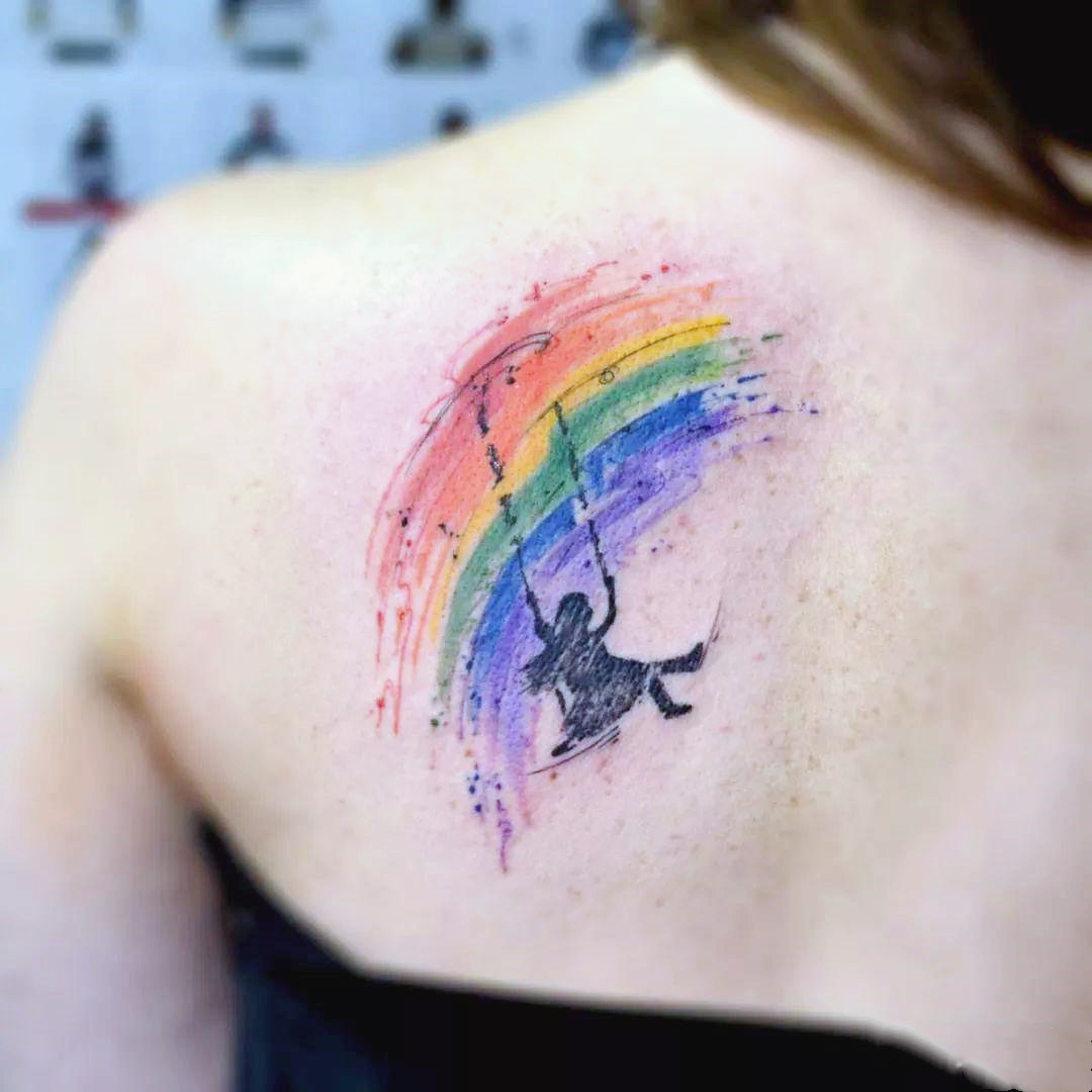 10 Bögen Regenbogen Herz Temporär-Tattoos – Wasserdicht, LGBTQ+ Pride, Für Festivals & Partys