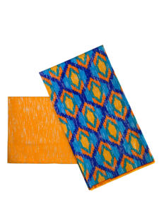 ผ้าปาจน์แอฟริกันลายแว็กซ์กลิตเตอร์สีทองประดับตกแต่ง - Product Image 6