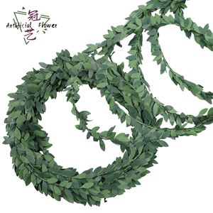 Guanyi Guirnalda de alambre con enredaderas verdes artificiales para decoraciones y coronas DIY, 10 pies de longitud - Product Image 4