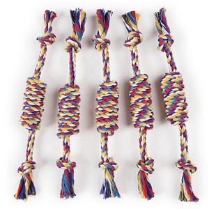 Yüksek kaliteli Bite dayanıklı çiğnemek diş temizleme pamuk ipi köpek oyuncak Pet - Product Image 6