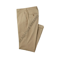 Pantalon de golf pour homme, 90% polyester, 10% coton, décontracté, coupe droite, coupe-vent, respirant, super élastique, de haute qualité, avec fermeture éclair et bouton anti-déchirure