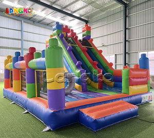 Party Vermietung neues Design springen Burg Wasser rutsche aufblasbare Türsteher benutzer definierte Spiel Charaktere Thema Hüpfburg zu kaufen - Product Image 5