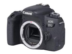 Cámara réflex digital <span class=keywords><strong>Canon</strong></span> 77D usada de grado D, 24.2MP con Wi-Fi y pantalla táctil para vlogging, cámara digital ligera para fotografía de viajes - Product Image 1