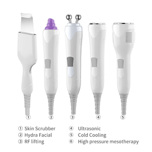 Appareil facial multifonctionnel Reskin II H2O2 Hydro-gène Oxygène, injecteur méso sans aiguille, élimination des points noirs, lifting de la peau - Product Image 2