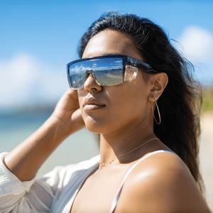 男性用<span class=keywords><strong>UV400</strong></span>眼鏡MS LB3411高品質屋外保護メガネスクエアブラックフレーム安全サングラス - Product Image 4