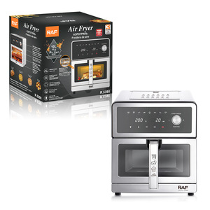 RAF Flagship Model Full Metal Air Fryer Smart Electric Digital Stainless Steel Air Fryer With up and Down Dual Heating - Product Image 1