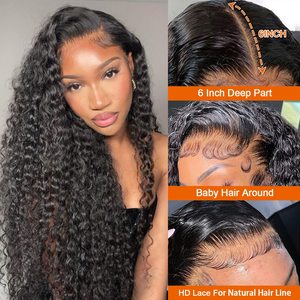 Top Ranking Human Hair <strong>Wig</strong> Natural HD Glueless Transparent <strong>Lace</strong> Water Wave Quick &amp; Easy Glueless With Breathable Air <strong>Wigs</strong> - Product Image 5