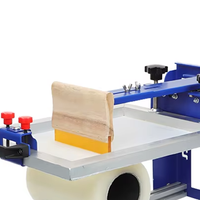 Equipo de Serigrafía Manual Multifuncional con Pantalla Curva para Impresión de Botellas, Tazas y Productos Cilíndricos Meichao