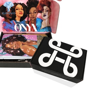 Custom Loog Private Label Luxury Black Folding Hair Boutique Wig Box Packaging - Product Image 5