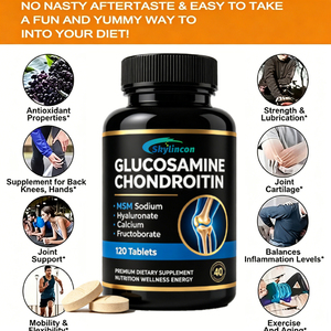 OEM/ODM <span class=keywords><strong>Glucosamine</strong></span> <span class=keywords><strong>Chondroïtine</strong></span> : Formule Complexe pour le Soutien des <span class=keywords><strong>Articulations</strong></span> et des Os – Améliore la Flexibilité Articulaire et Prévient l'Ossebrité - Product Image 3