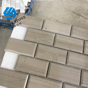 Trung Quốc Hình Chữ Nhật Xếp Chồng Lên Nhau 2X4 Lớn Gạch Tàu Điện Ngầm Trắng Hạt Gỗ Đá Cẩm Thạch Gạch Mosaic Cho Nội Thất Tường Ốp - Product Image 5