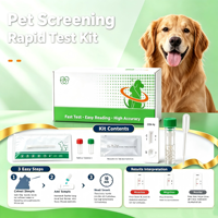 Cassette de test rapide pour animaux de compagnie haute sensibilité, emballage individuel, fournitures de dépistage pour animaux