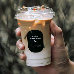 Etiqueta Autoadhesiva de PVC Personalizada, Transparente e Impermeable para Vasos de Té con Leche, Café, Bolsas de Embalaje, Impresión de Etiquetas - Product Image 3