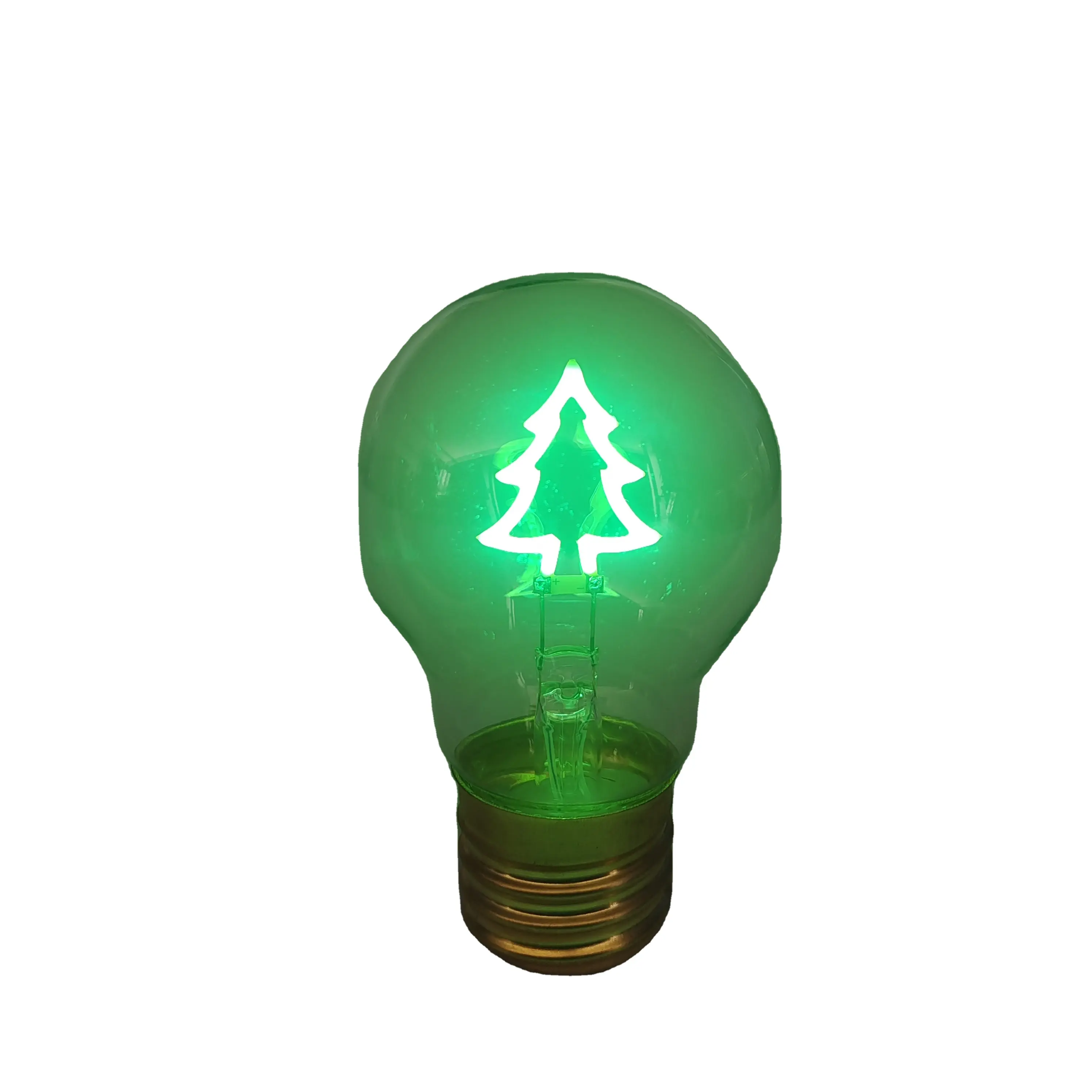 Pil kutusu dekoratif ışık LED gece lambası şarj edilebilir noel ağacı şekli atmosfer ışığı USB tatil ışık