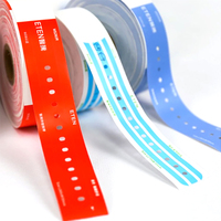 Autocollant d'identification médicale jetable pour patients adultes et enfants, en acrylique, sensible à la pression, résistant à la chaleur, en matériau PP