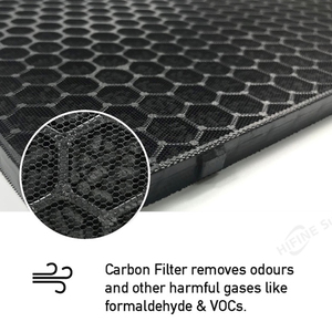 Juego de Filtros HEPA y de Carbón Activado con Diseño de Panal para Purificador de Aire <span class=keywords><strong>Winix</strong></span> H 116130 5500-2, Ecológico para Uso Doméstico - Product Image 4