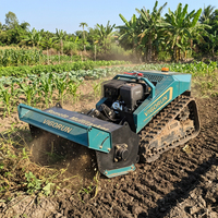 Robot Cortacésped Inteligente Vigorun Tech MTSK800 4 en 1, Desbrozadora de Gasolina, Recortadora de Césped para Jardín y Ladera