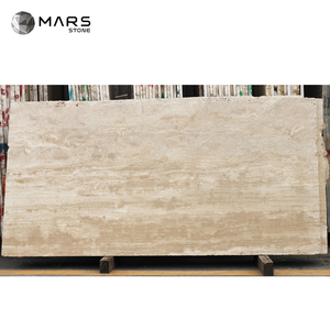 Venta al por mayor de piedra natural luz beige travertino azulejos Turquía blanco travertino Panel de pared de mesa travertino <span class=keywords><strong>Deco</strong></span> losas baldosas de suelo - Product Image 4