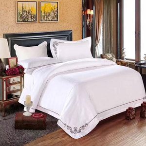Ensemble de literie en polyester/coton lavé, 4 pièces, doux pour la peau, pour toutes les saisons, linge de lit pour chambre à coucher - Product Image 1