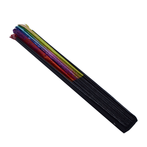 Abanico Plegable de Bambú de 33 cm con Diseño de Arcoíris, Ideal para Regalos Promocionales, Desfiles y Eventos de Verano - Product Image 6