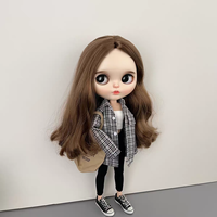 Nouveauté, vêtements de poupée BJD de haute qualité faits à la main, 30 cm, échelle 1/6, chemise à carreaux, blouse, leggings, pantalon pour poupées de 30 cm