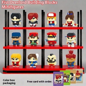 Nuevos bloques Nano caja ciega Street Kid ladrillos dibujos animados juegos de bloques de construcción Kitty Party Favor juguetes niños juguetes W2305 - Product Image 4