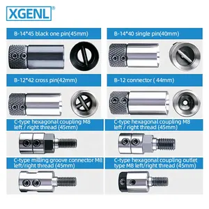 XGENL, Portabrocas de liberación rápida de alta precisión de 14mm x 40mm, adaptador de conversión de amoladora