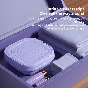 工厂批发迷你全自动便携式洗衣机顶部装载式电动手动电源家用美规插头 - Product Image 3