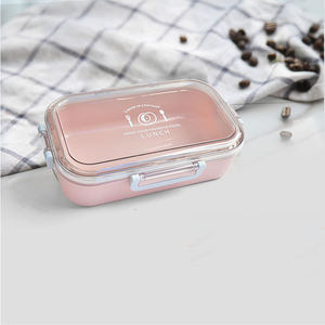 สิ่งจำเป็นในชีวิตประจำวันพิมพ์พลาสติกกล่องอาหารกลางวันนักเรียนสาวกล่องอาหารกลางวัน4ปุ่มเกาหลีกล่องเบนโตะ - Product Image 6