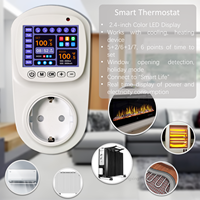 Enchufe de termostato inteligente Wifi para calentador con teléfono/control remoto Alexa Tuya App SMART PLUG