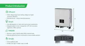 Hot Bán INVT Năng Lượng Mặt Trời Biến Tần Trên Lưới Hệ Thống Pv Lưới Tie 1kw 2kw 3kw <span class=keywords><strong>Inverter</strong></span> Dc Chuyển Mppt Với WIFI Cho Năng Lượng Mặt Trời - Product Image 5