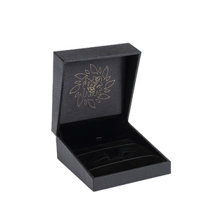Custom Logo Printing Luxury Pu Leather Black Magnetic Foldable Flip Open Lid Top Watch Strap Gift Package Packaging Box Boxes