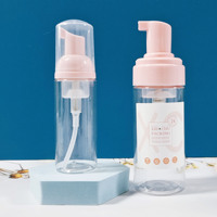 Stock vide 60ml 100ml 150ml 200ml bouteille en plastique de shampooing en mousse bouteille de savon à pompe en mousse pour emballage de soins de la peau