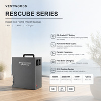 Système de stockage domestique 2 kWh, station d'alimentation à batterie au lithium pour générateur solaire et système d'alimentation de secours domestique