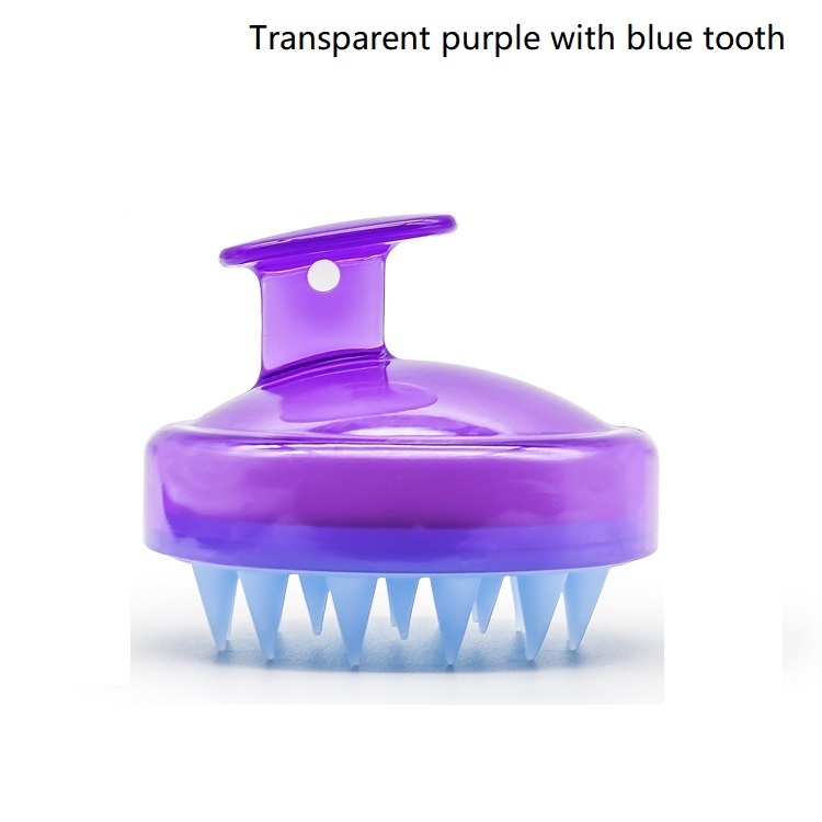 Transparent purple with blue tooth
