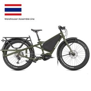 Vélo <span class=keywords><strong>cargo</strong></span> électrique familial, 27,5 pouces, pneus de 4 pouces, tige de selle de 34,9 mm, frein à disque hydraulique, vélo <span class=keywords><strong>cargo</strong></span> électrique - Product Image 1