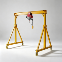 L'usine vend des mini-grues portiques d'une capacité de 2 tonnes, incluant des composants de boîte de vitesses, moteur et roulement à haute portée.