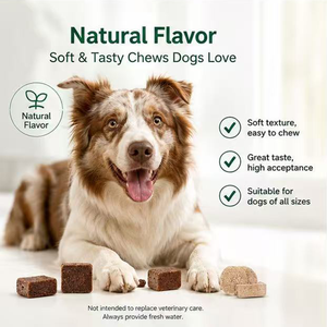 Masticables Dentales para Perros y Gatos, Masticables Blandos |   Fórmula Veterinaria con Polvo de Mejillón de Labio Verde, Zinc y Taurina de Rápida Absorción - Product Image 5
