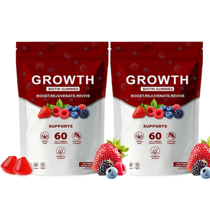 Vitaminas para el Crecimiento del Cabello, Colágeno, Biotina, Suplemento de Gomitas de Belleza para Adultos - Antioxidante y Apoyo para el Crecimiento de Uñas y Cabello - Product Image 1