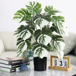 Planta Artificial Verde para Decoración de Paisajes, Pequeños Accesorios, Césped Artificial <span class=keywords><strong>en</strong></span> <span class=keywords><strong>Maceta</strong></span> para Interiores, Pequeñas Plantas, Ramas de Flores Decorativas - Product Image 1
