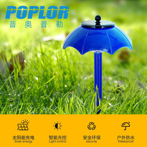Poplor Solar Garden <b>Lights</b> <b>LED</b> RGB Color Changing Outdoor Lawn Lamp With <b>Light</b> <b>Sensor</b> Water Resistant - Product Image 3