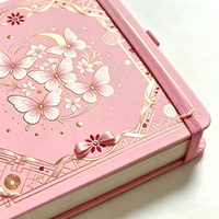 Carnet de croquis personnalisé à couverture rigide avec motif papillon, journal, carnet de notes, livre de notes à couverture rigide, cadeau d'anniversaire