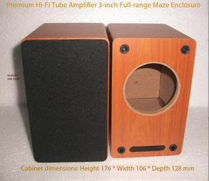 Cassa Vuota per Altoparlante in Legno da 3 Pollici, Contenitore Fai-da-te per <span class=keywords><strong>Amplificatore</strong></span> Audio, Altoparlante HIFI per Casa, Scatola in Legno per Altoparlante (1 Pezzo) - Product Image 3