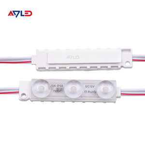 โมดูลไฟ LED คุณภาพดี 1W 160LM/W แบบ SMD2835 สำหรับป้ายไฟ 7000K พิกเซล 3 เลนส์ โมดูล LED 12V 24V IP68 กันน้ำ สำหรับไฟแบ็คไลท์ - Product Image 1
