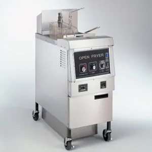 Automatic Chips Fries Papas Freidora Electric Open Fryer With Oil Filter Pump