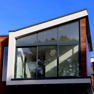 Pare-soleil <span class=keywords><strong>horizontal</strong></span> en profilé aluminium Warm Break avec lame profilée pour mur-rideau en verre et pont en structure <span class=keywords><strong>métallique</strong></span> - Product Image 6