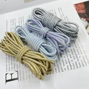 Corde élastique en latex or de 3mm, corde élastique colorée de couleur lumineuse corde élastique de couleur corde élastique cordon élastique
