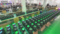 Neu eingetroffen: 5-Kopf 120W Tornado Strobe Moving Head Light LED RGBW Beam Wash IP20 DMX512 für DJ, Club, Hochzeit, Konzert und Bühnenbeleuchtung