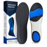 Semelles orthopédiques unisexe pour fasciite plantaire, soutien de la voûte plantaire, soulagement de la douleur, absorption des chocs, antidérapantes, lavables, en TPU, PU, gel et velours