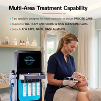 Microdermabrasion Hydrafacial Hydra Diamond Aqua Peeling Hydro Hydrodermabrasion Appareil de Beauté pour le Visage Solution Sérum Booster